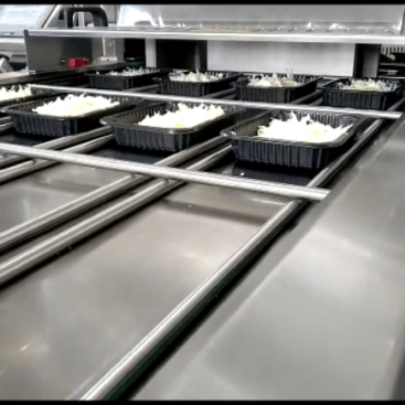 Αυτόματο θερμοσυγκολλητικό μηχάνημα Tray sealer – Συσκευασία σαλάτας